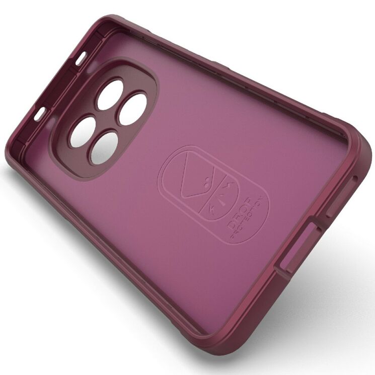 Силиконовый (TPU) чехол Deexe Terra Case для Xiaomi Redmi Note 15 Pro - Wine Red: фото 3 из 5