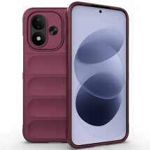 Силіконовий (TPU) чохол Deexe Terra Case для Xiaomi Redmi Note 17 - Wine Red: фото 1 з 6