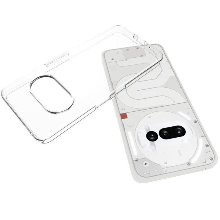 Силиконовый (TPU) чехол Deexe UltraThin для Nothing Phone (3a) - Transparent: фото 3 из 4