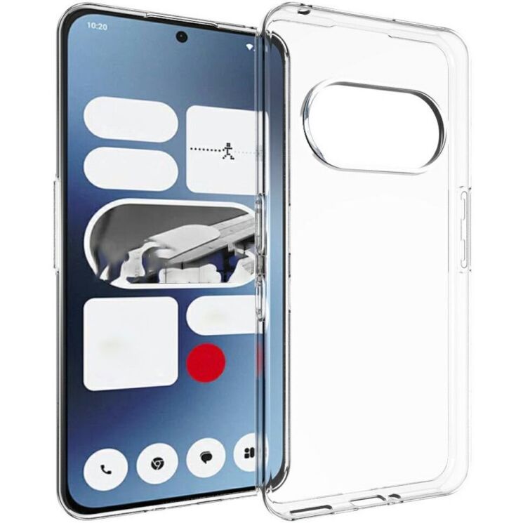 Силиконовый (TPU) чехол Deexe UltraThin для Nothing Phone (3a) - Transparent: фото 1 из 4