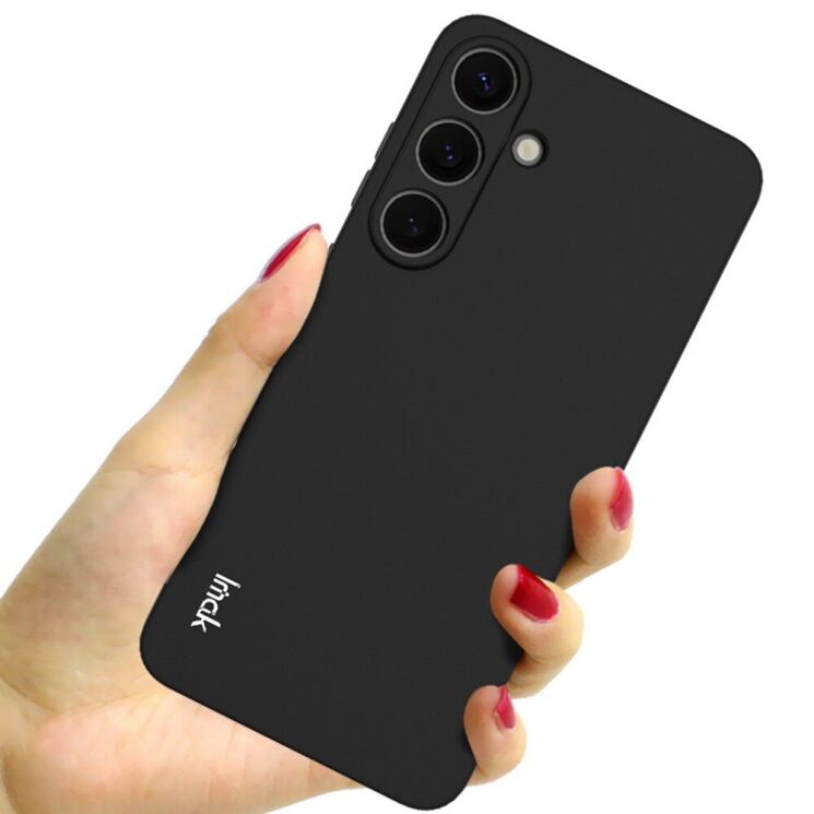 Силиконовый (TPU) чехол IMAK UC-3 Series для Samsung Galaxy S25 Plus (S936) - Black: фото 6 из 10