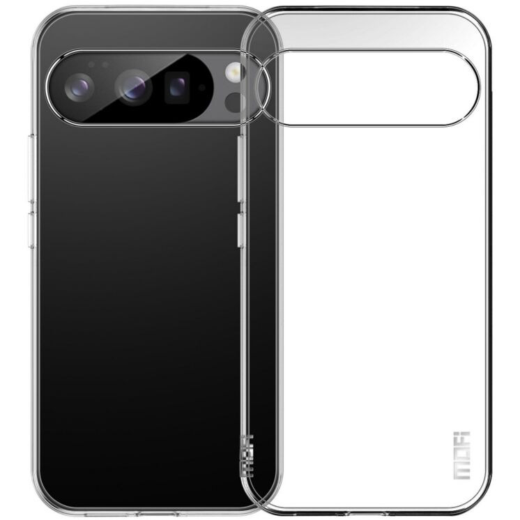 Силіконовий (TPU) чохол MOFI Thin Guard для Google Pixel 10 / 10 Pro - Transparent: фото 1 з 10
