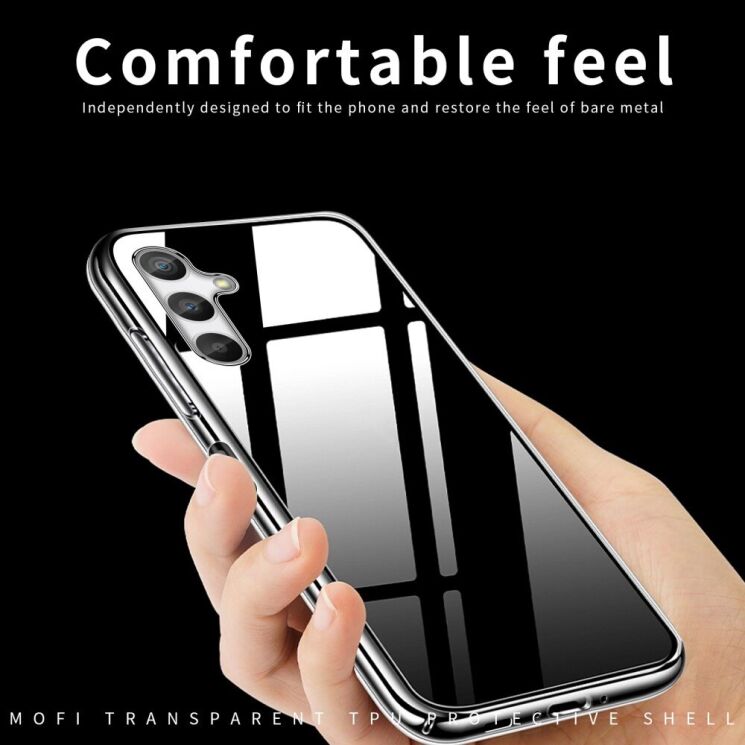 Силиконовый (TPU) чехол MOFI Thin Guard для Samsung Galaxy A56 (A566) - Transparent: фото 7 из 10