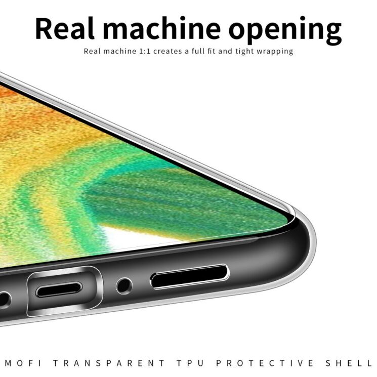 Силиконовый (TPU) чехол MOFI Thin Guard для Samsung Galaxy A56 (A566) - Transparent: фото 8 из 10