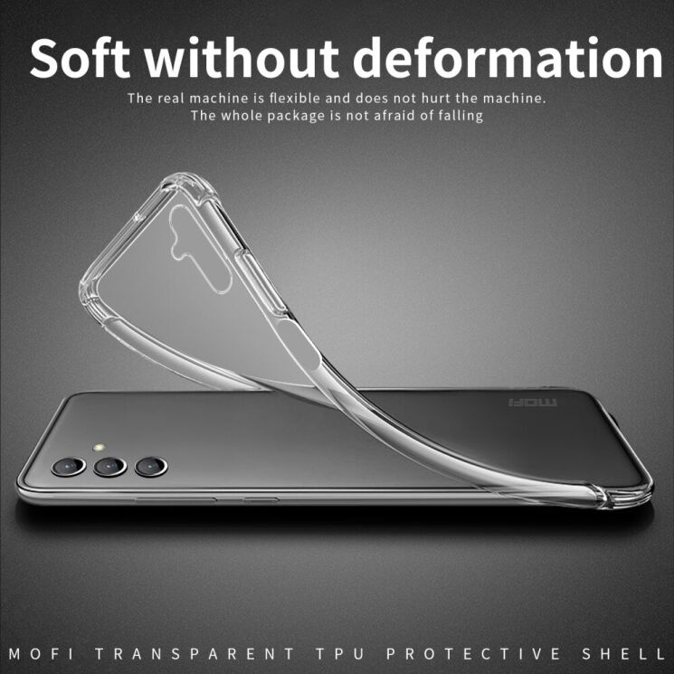 Силиконовый (TPU) чехол MOFI Thin Guard для Samsung Galaxy A56 (A566) - Transparent: фото 4 из 10