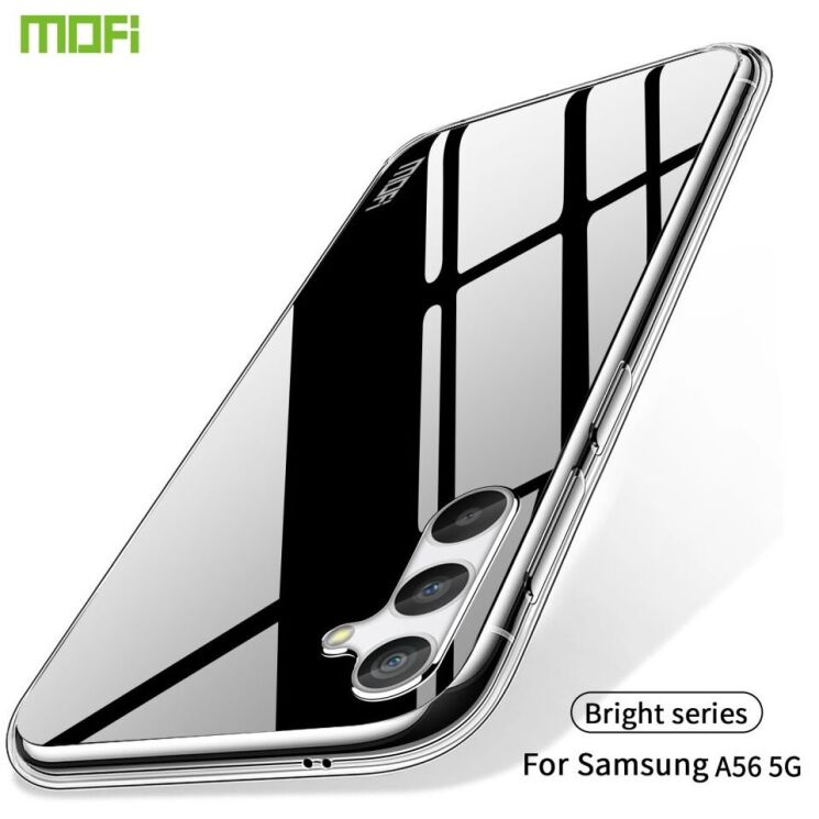 Силиконовый (TPU) чехол MOFI Thin Guard для Samsung Galaxy A56 (A566) - Transparent: фото 2 из 10