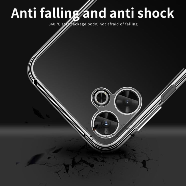 Силиконовый (TPU) чехол MOFI Thin Guard для Xiaomi Redmi 13 - Transparent: фото 8 из 9