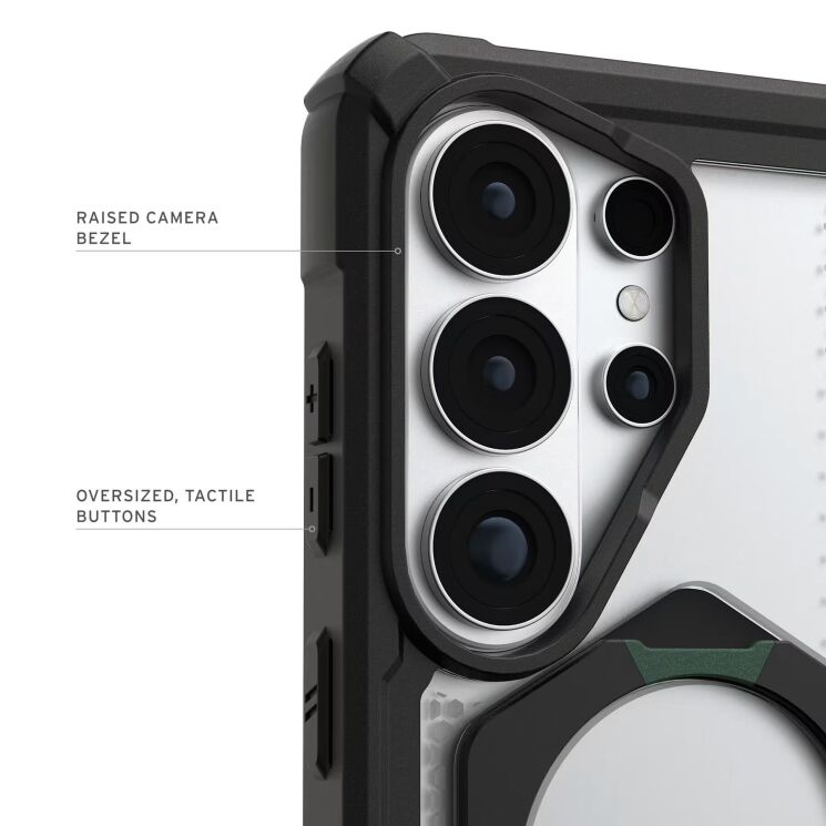 Ударопрочный чехол URBAN ARMOR GEAR Plasma XTE MagSafe для Samsung Galaxy S26 Ultra (S948) 21452211404G - Black / Clear: фото 8 из 12