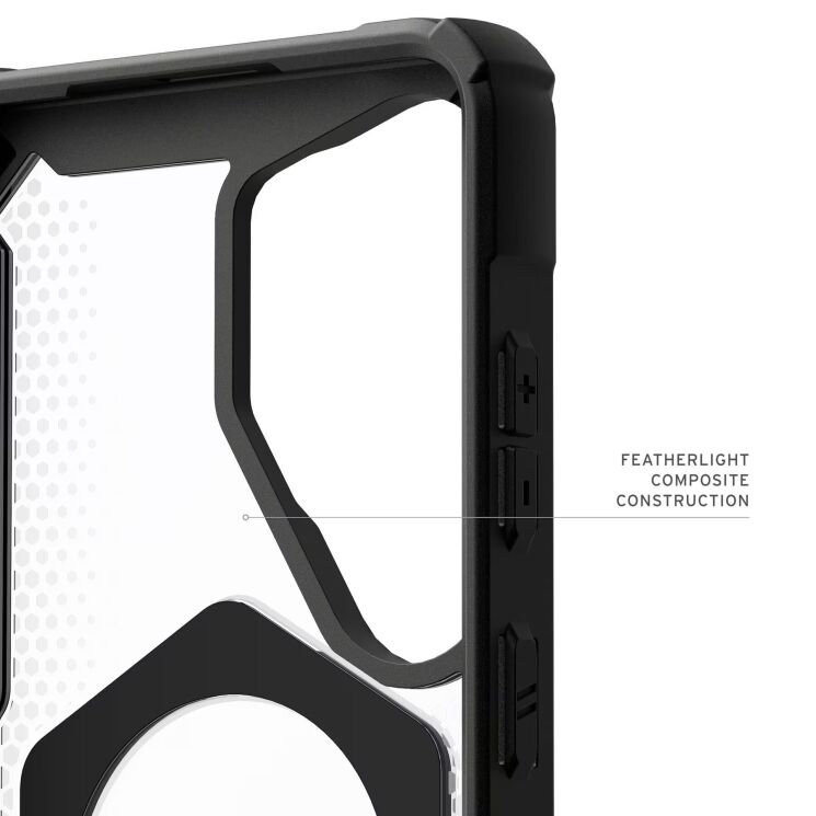 Ударопрочный чехол URBAN ARMOR GEAR Plasma XTE MagSafe для Samsung Galaxy S26 Ultra (S948) 21452211404G - Black / Clear: фото 11 из 12