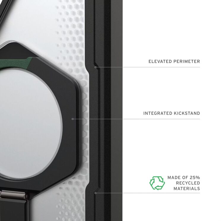 Ударопрочный чехол URBAN ARMOR GEAR Plasma XTE MagSafe для Samsung Galaxy S26 Ultra (S948) 21452211404G - Black / Clear: фото 9 из 12