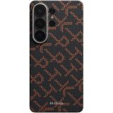 Ультратонкий чехол Pitaka Edge Case Monogram для Samsung Galaxy S26 Ultra (S948) KS2602UPTK - Black / Orange: фото 1 из 8