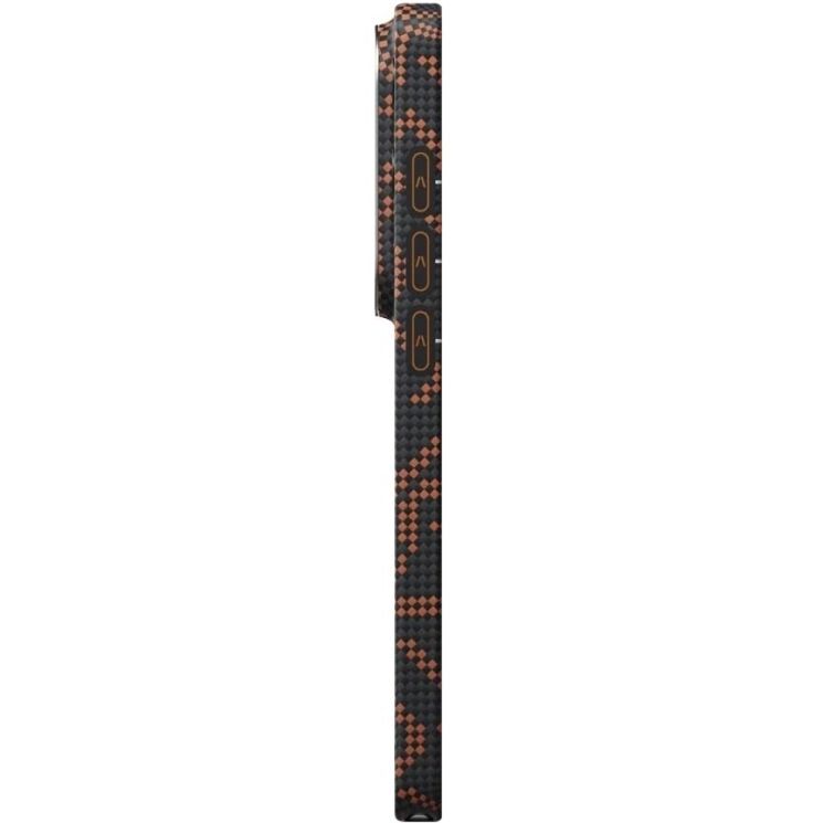 Ультратонкий чохол Pitaka Edge Case Monogram для Samsung Galaxy S26 Ultra (S948) KS2602UPTK - Black / Orange: фото 3 з 8