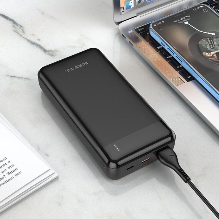 Внешний аккумулятор BOROFONE BJ19A 22.5W Incredible (20000mAh) - Black: фото 4 из 4
