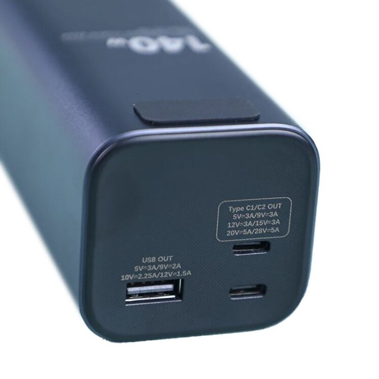Внешний аккумулятор Remax RPP-662 140W (25200mAh) - Blue: фото 3 из 16