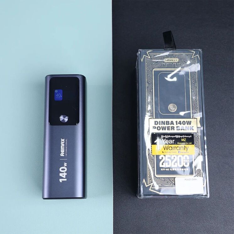 Внешний аккумулятор Remax RPP-662 140W (25200mAh) - Blue: фото 16 из 16