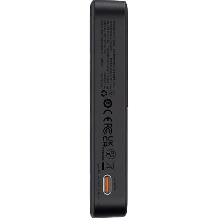 Внешний аккумулятор с беспроводной зарядкой Baseus MagPro Magnetic Bracket 20W (5000mAh) P10064101123-00 - Black: фото 4 из 12