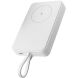 Внешний аккумулятор с беспроводной зарядкой Xiaomi Magnetic Integrated Cable 33W (10000mAh) + кабель Type-C (BHR9822GL) - White (995508W). Фото 2 из 2