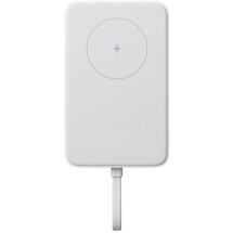 Внешний аккумулятор с беспроводной зарядкой Xiaomi Magnetic Integrated Cable 33W (10000mAh) + кабель Type-C (BHR9822GL) - White: фото 1 из 2