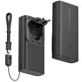 Зовнішній акумулятор VEGER ACE100 Built-in EU Plug Power Bank PD 20W (10000mAh) - Black (995335B)