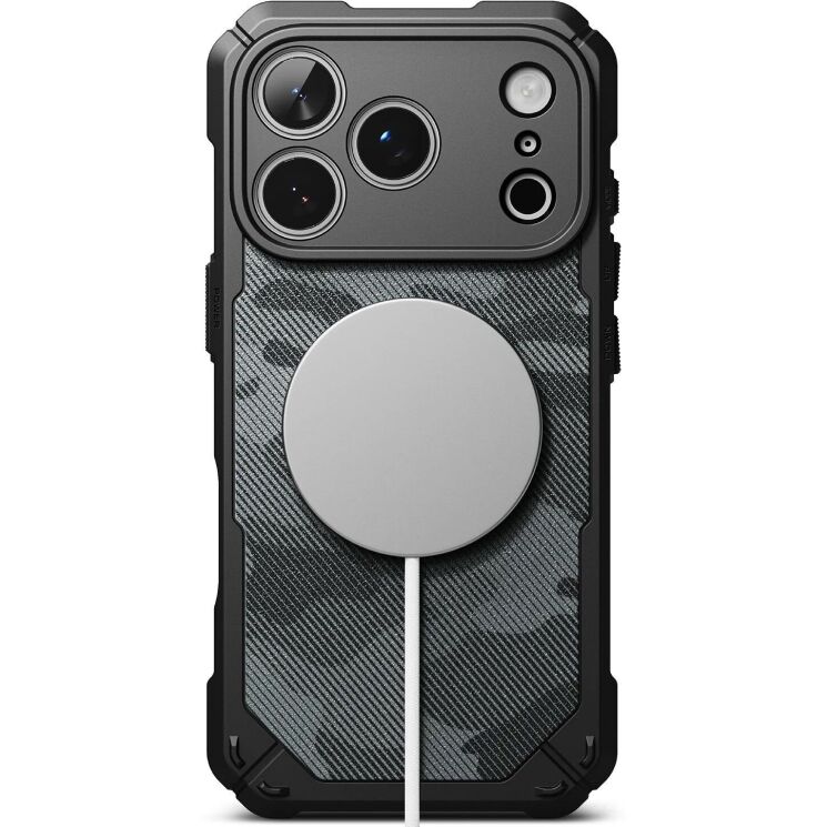 Защитный чехол Ringke Rugged Gear Magnetic для iPhone 18 Pro Max (8800380462328) - Camo Black (423987CB) Защитный чехол Ringke Rugged Gear Magnetic для iPhone 18 Pro Max (8800380462328) - Camo Black: фото 1 из 16