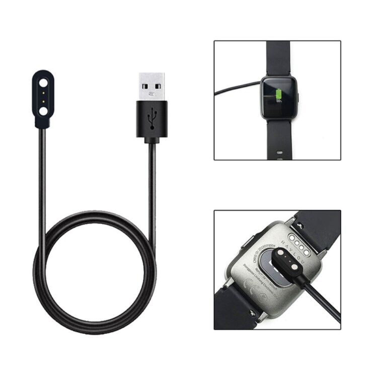 Зарядное устройство Deexe Charging Cable для Haylou LS01 / LS02 - Black: фото 5 из 8
