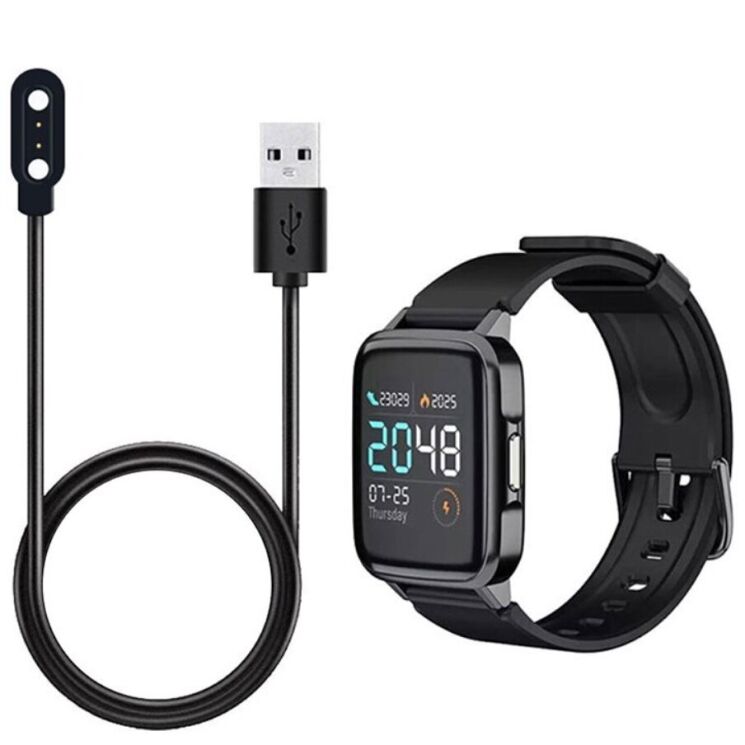 Зарядное устройство Deexe Charging Cable для Haylou LS01 / LS02 - Black: фото 1 из 8