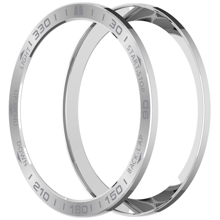 Захисна накладка Deexe Bezel Guard для Garmin Quatix 8 (47mm) - Silver / Grey (369701SH) Захисна накладка Deexe Bezel Guard для Garmin Quatix 8 (47mm) - Silver / Grey: фото 4 з 6