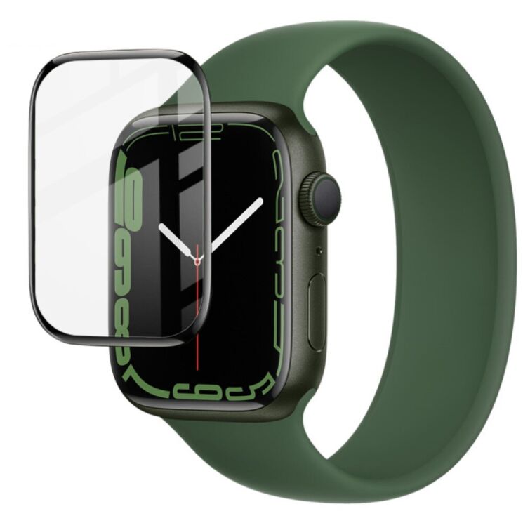 Захисна плівка IMAK Watch Film для Apple Watch 41 mm (7 / 8 / 9 Series) - Black: фото 4 з 8