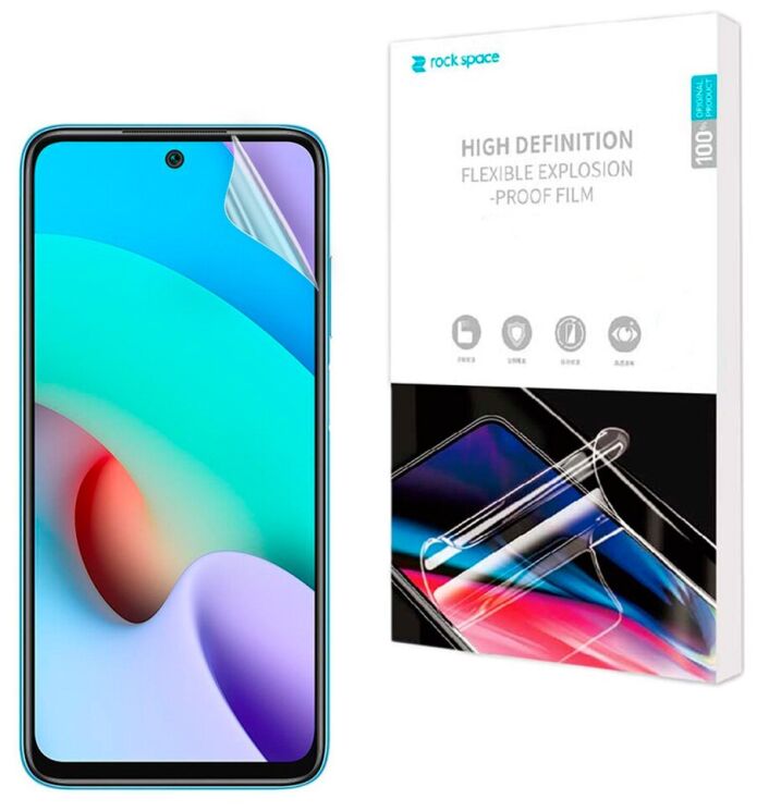 Защитная пленка на экран RockSpace Explosion-Proof SuperClear для Xiaomi Redmi 10 / 10 (2022) / 10 Prime: фото 1 из 10