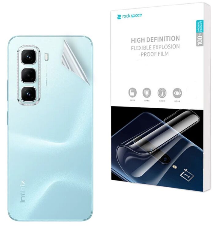 Захисна плівка на задню панель RockSpace Explosion-Proof SuperClear для Infinix Hot 50 Pro: фото 1 з 9