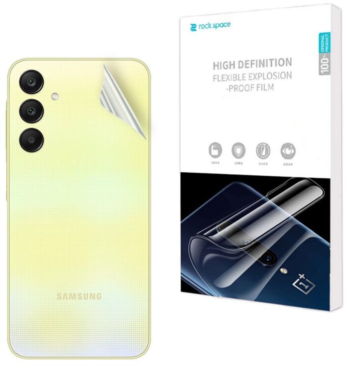 Захисна плівка на задню панель RockSpace Explosion-Proof SuperClear для Samsung Galaxy A25 (A256): фото 1 з 9