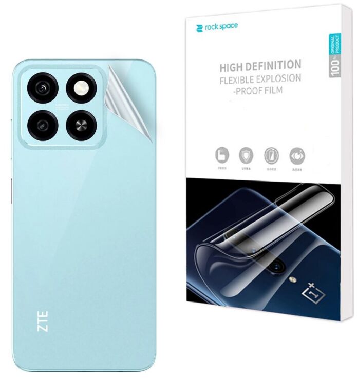 Захисна плівка на задню панель RockSpace Explosion-Proof SuperClear для ZTE Blade A35 / Blade A55: фото 1 з 9