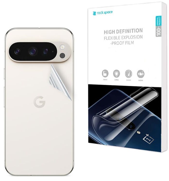 Защитная пленка на заднюю панель RockSpace SuperClear для Google Pixel 9 Pro: фото 1 из 9
