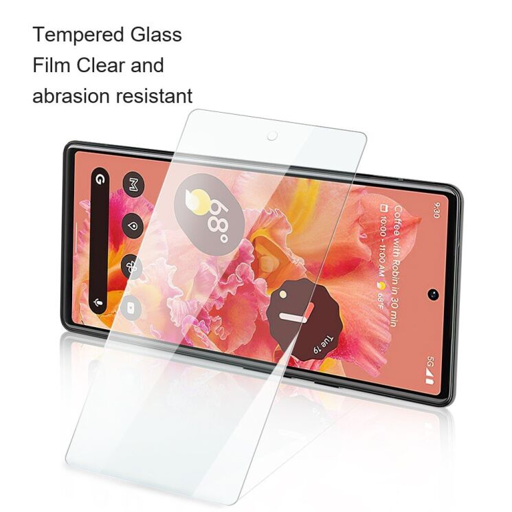 Захисне скло AMORUS Ultra Clear для Google Pixel 9a: фото 5 з 9