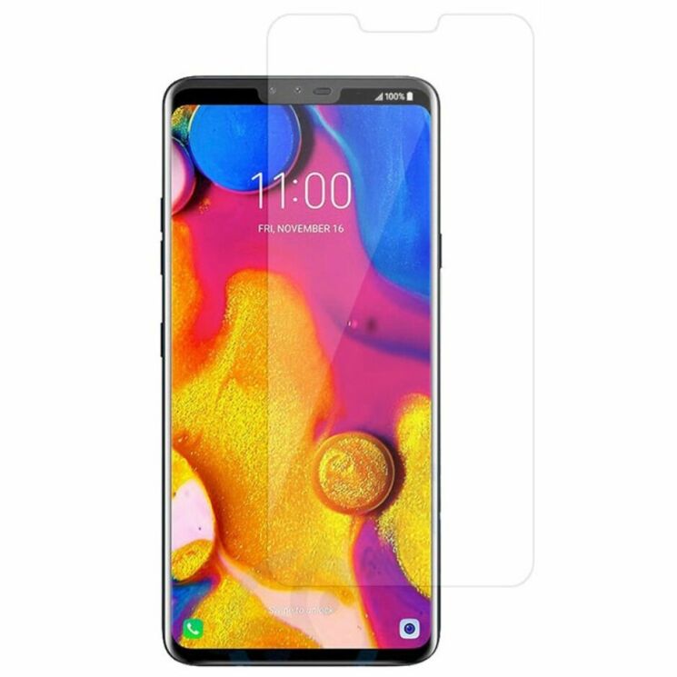 Защитное стекло Deexe Crystal Glass для LG V40 ThinQ - Transparent: фото 1 из 1