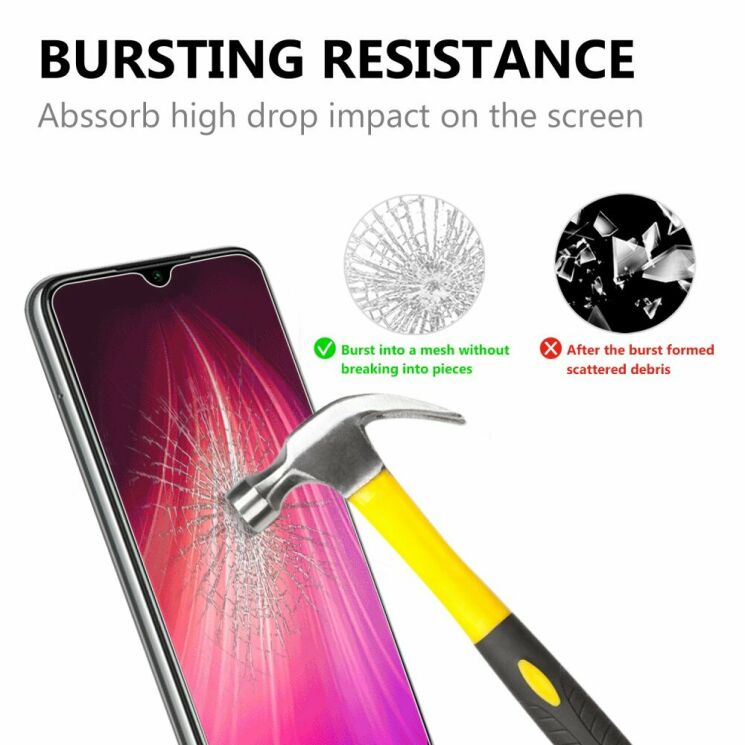 Захисне скло Deexe Crystal Glass для Xiaomi Redmi Note 8T: фото 2 з 6