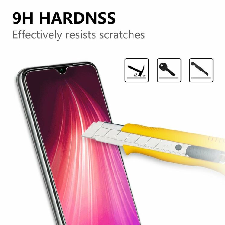 Захисне скло Deexe Crystal Glass для Xiaomi Redmi Note 8T: фото 3 з 6