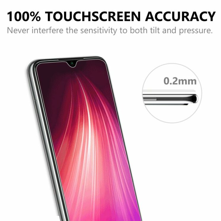 Захисне скло Deexe Crystal Glass для Xiaomi Redmi Note 8T: фото 6 з 6