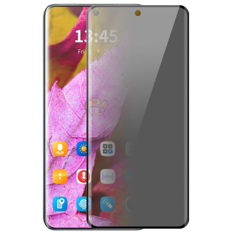 Защитное стекло ENKAY 3D Privacy Side Glue для Motorola Edge 50 - Black: фото 2 из 10