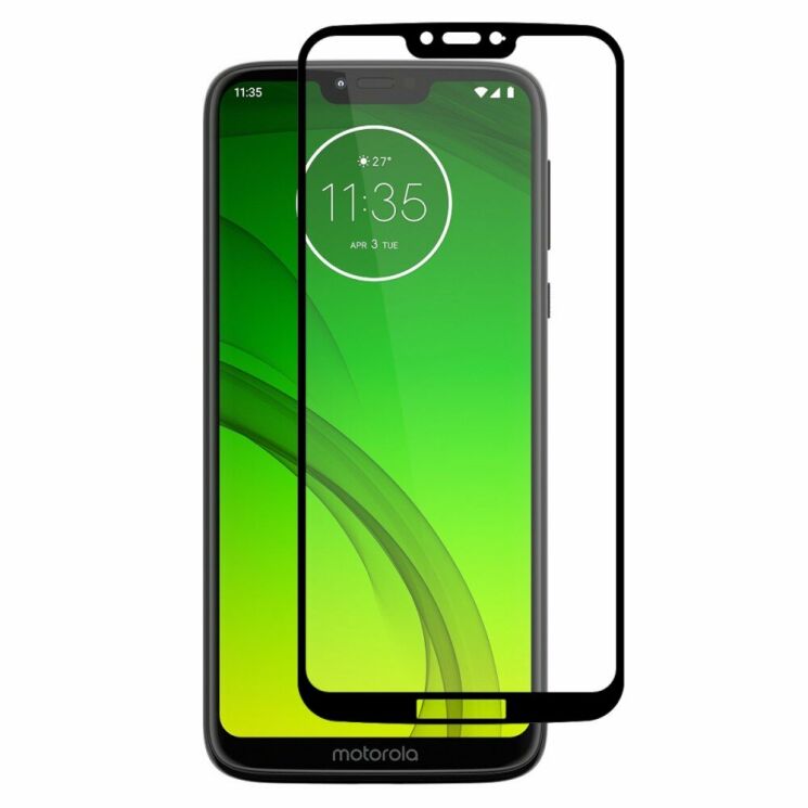 Захисне скло HAT PRINCE Full Glue Cover для Motorola Moto G7 Power (XT1955) - Black: фото 1 з 9