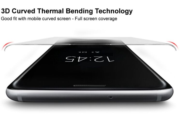 Защитное стекло IMAK 3D Curved Full Covering для Google Pixel 7 Pro - Black: фото 5 из 10