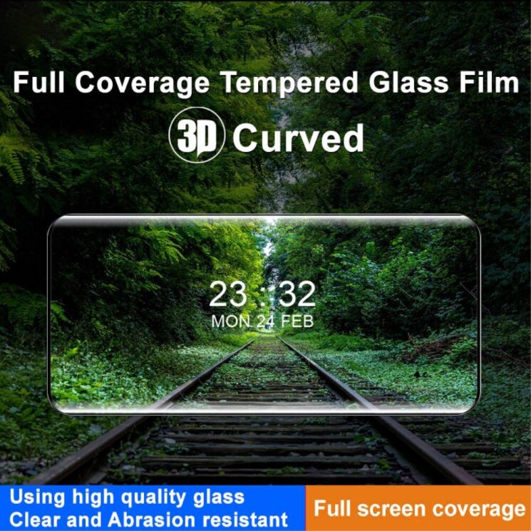 Защитное стекло IMAK 3D Curved Full Covering для Honor Magic 6 Pro - Black: фото 3 из 7