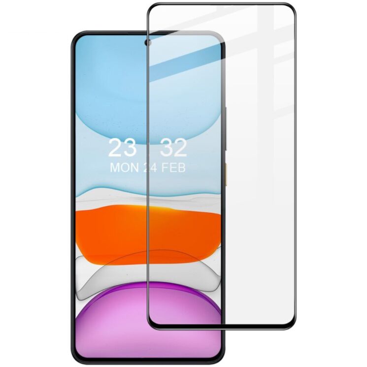 Защитное стекло IMAK 3D Curved Full Covering для Xiaomi Poco X6 Pro - Black: фото 1 из 9