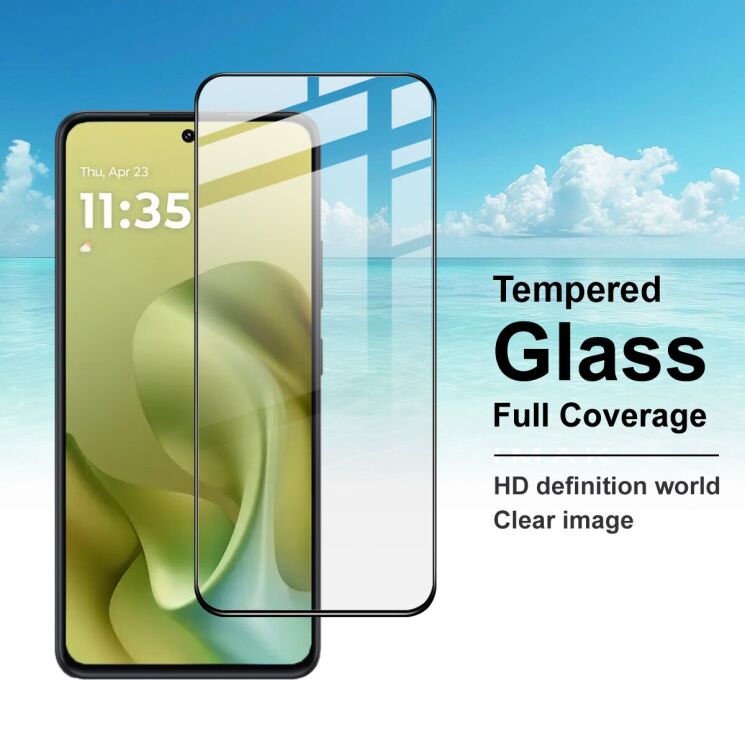 Захисне скло IMAK 5D Pro+ Full Glue для Motorola Moto G86 / G86 Power - Black: фото 3 з 8