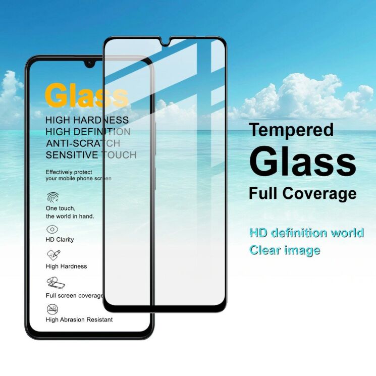 Защитное стекло IMAK 5D Pro+ Full Glue для Realme Note 70 - Black: фото 7 из 8