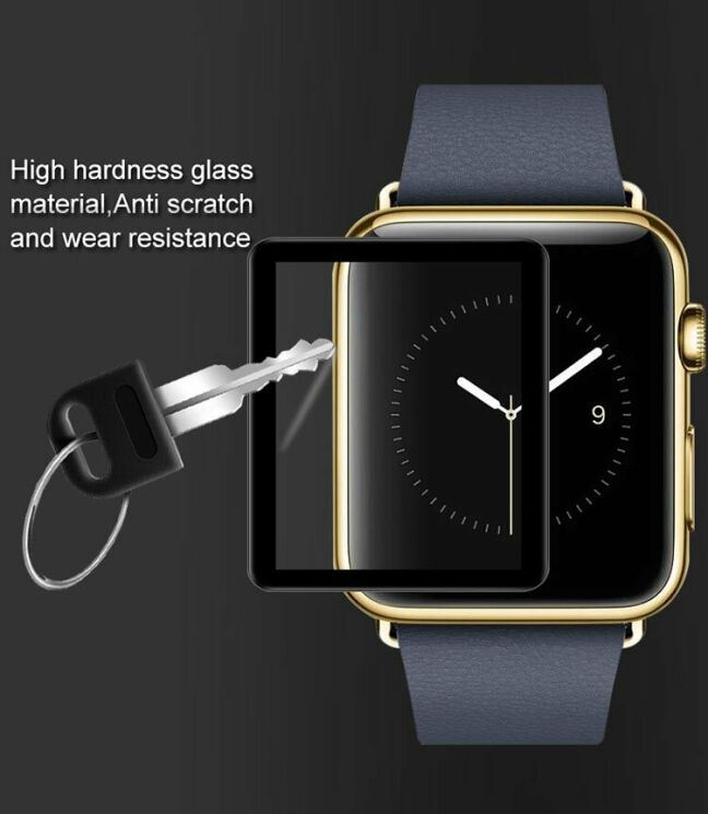 Захисне скло IMAK Pro+ Screen Protector для Apple Watch 42 mm - Black: фото 4 з 7