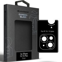Захисне скло на камеру ArmorStandart Supreme Black Icon для Apple iPhone 15 / 15 Plus - Black: фото 1 з 1