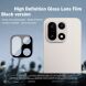 Защитное стекло на камеру IMAK Black Glass Lens для OnePlus 15 - Black (391324B). Фото 3 из 8