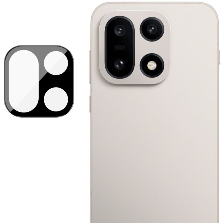 Защитное стекло на камеру IMAK Black Glass Lens для OnePlus 15 - Black: фото 1 из 8