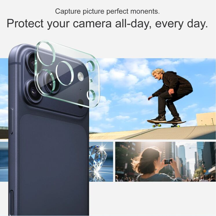 Захисне скло на камеру IMAK Integrated Lens Protector для iPhone 18 Pro Max: фото 5 з 8